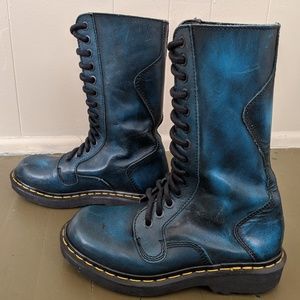 Dr. Martens Boots Teal Blue US Size 8 (UK-6)